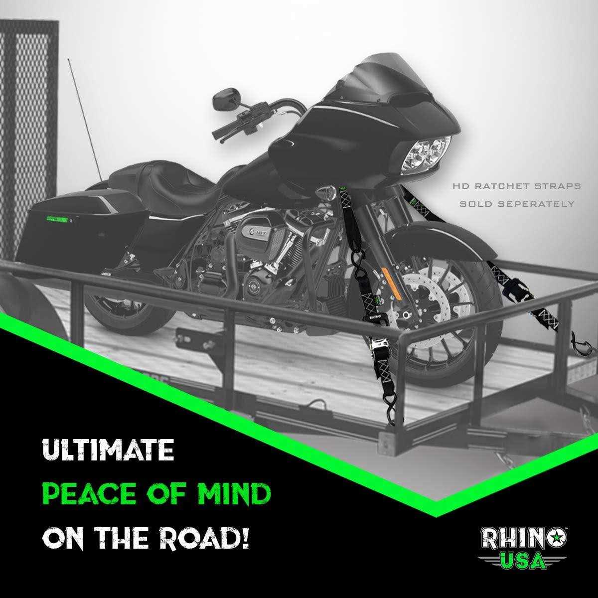 Rhino USA Soft Loop Motorcycle Tie Down Straps - Image 5