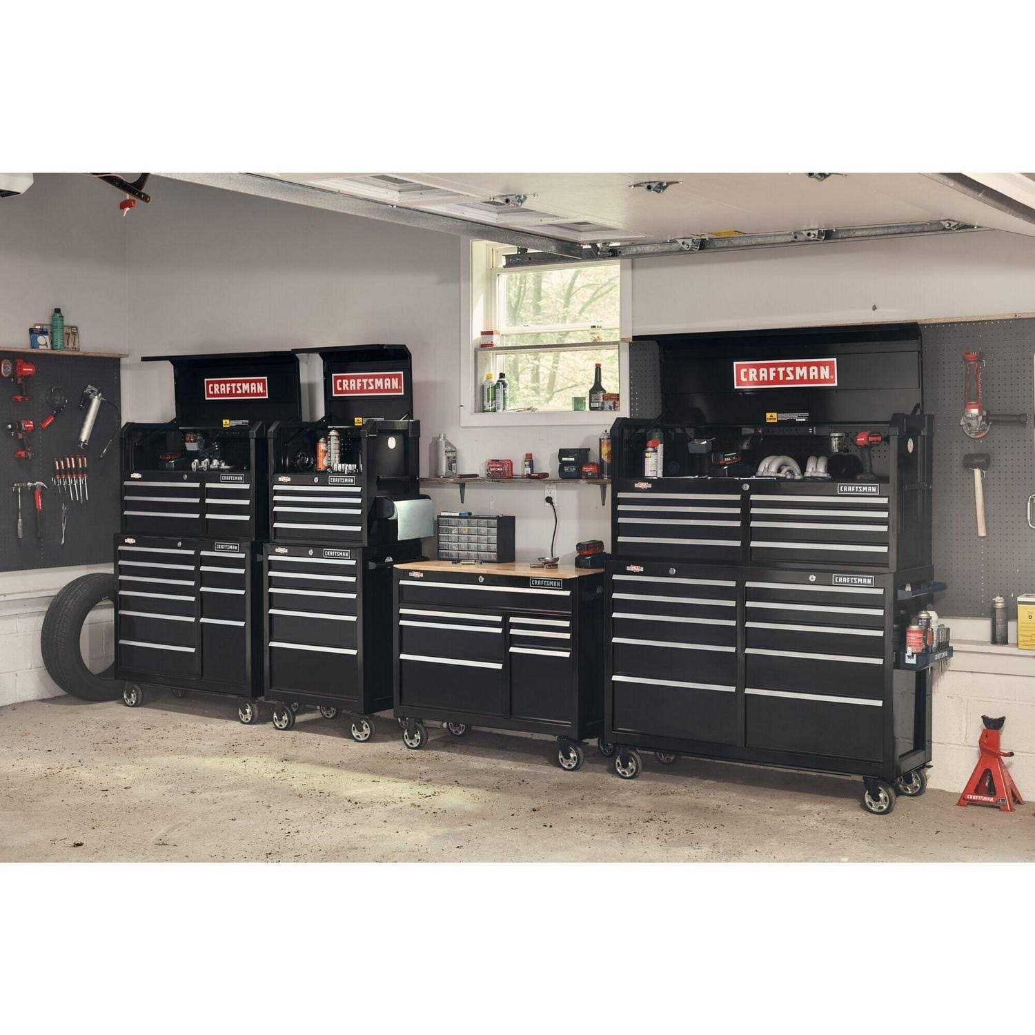 Craftsman 2000 Series 26-in W x 24.7-in H 4-Drawer Steel Tool Chest CMST98267BK - Image 5