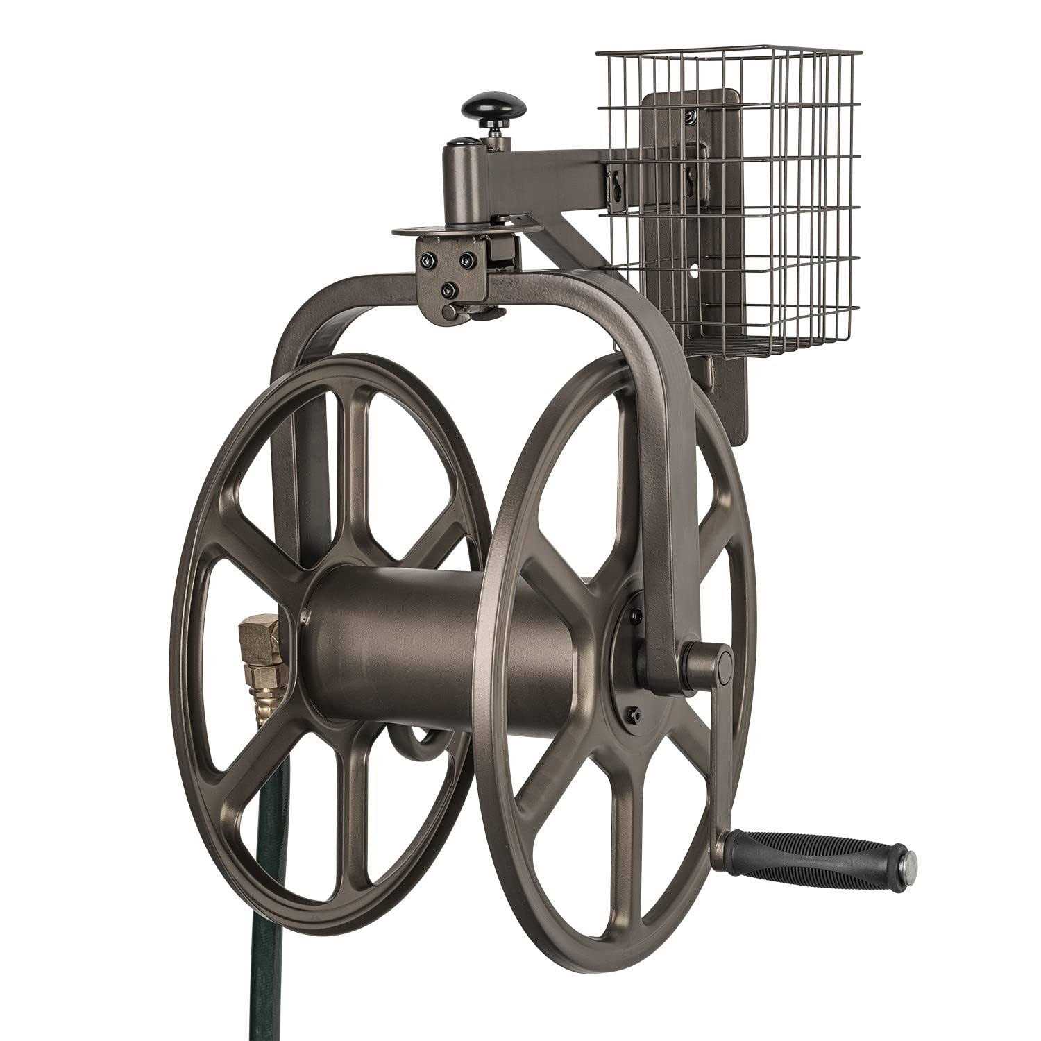 Liberty Garden Single Arm Navigator Multi-Directional Hose Reel