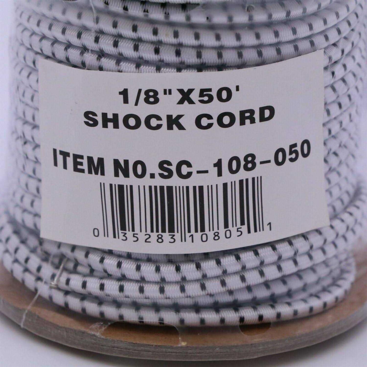 T.W. Evans Cordage 1/8 in. x 50 ft. Elastic Bungee Shock Cord - Image 3