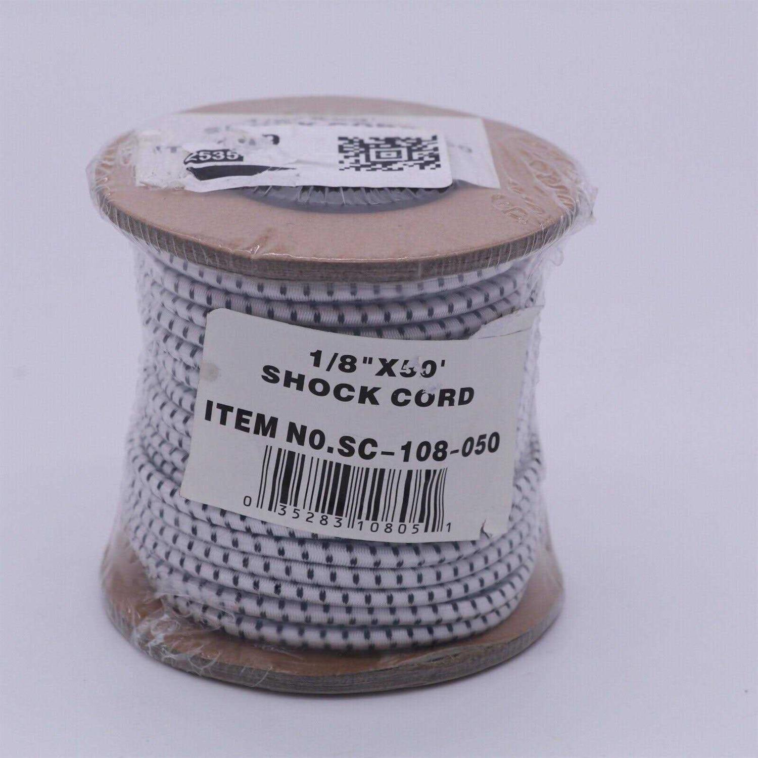 T.W. Evans Cordage 1/8 in. x 50 ft. Elastic Bungee Shock Cord - Image 4