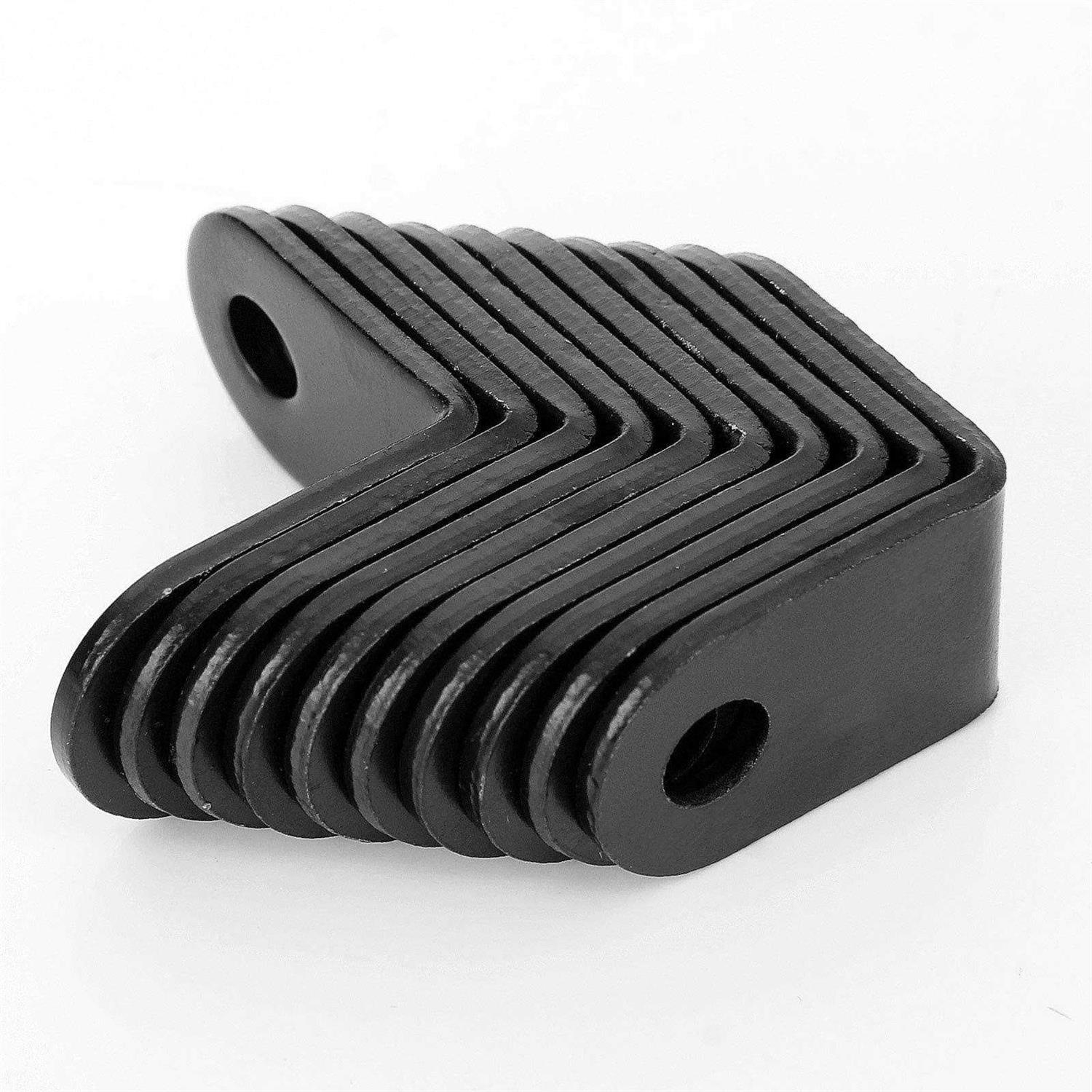 50 PCS Black Corner Brace 1x1 Inch Heavy Duty L Shaped Bracket Cast Iron Corner Bracket - Image 4
