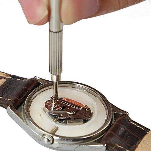 Kingsdun Eyeglass Repair Kit with 1100pcs Eyeglass Screws & Nose Pads Include 6pcs Phillips Flat Head Screwdriver Set & Curved Tip Tweezer - Image 5