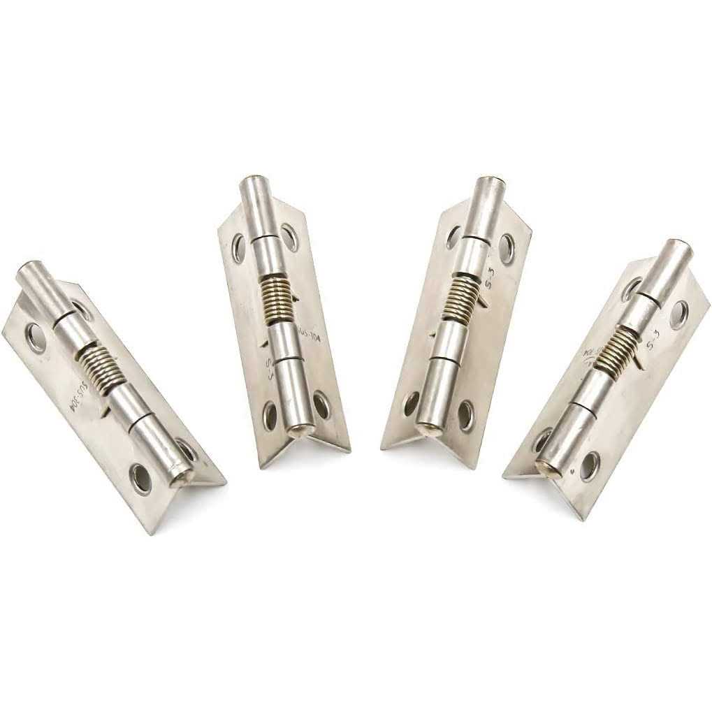 Rannb Spring Hinge Self Opening Hinge 2 Length Stainless Steel Door Hinge - Image 2