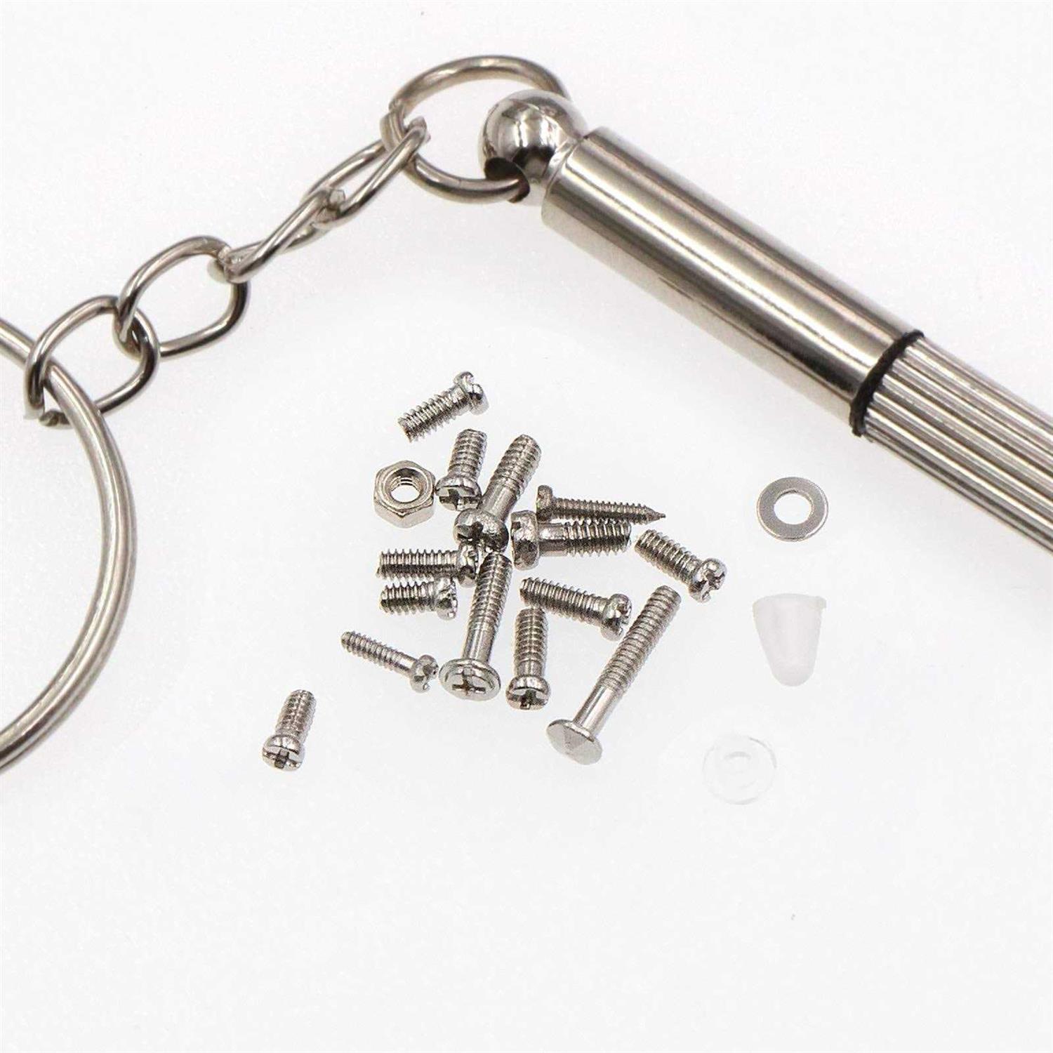 Vapker 1000pcs Micro Eyeglass Sunglass Repair Screws Nuts Assortment Stainless Steel Screws for Spectacles Watch - Image 5