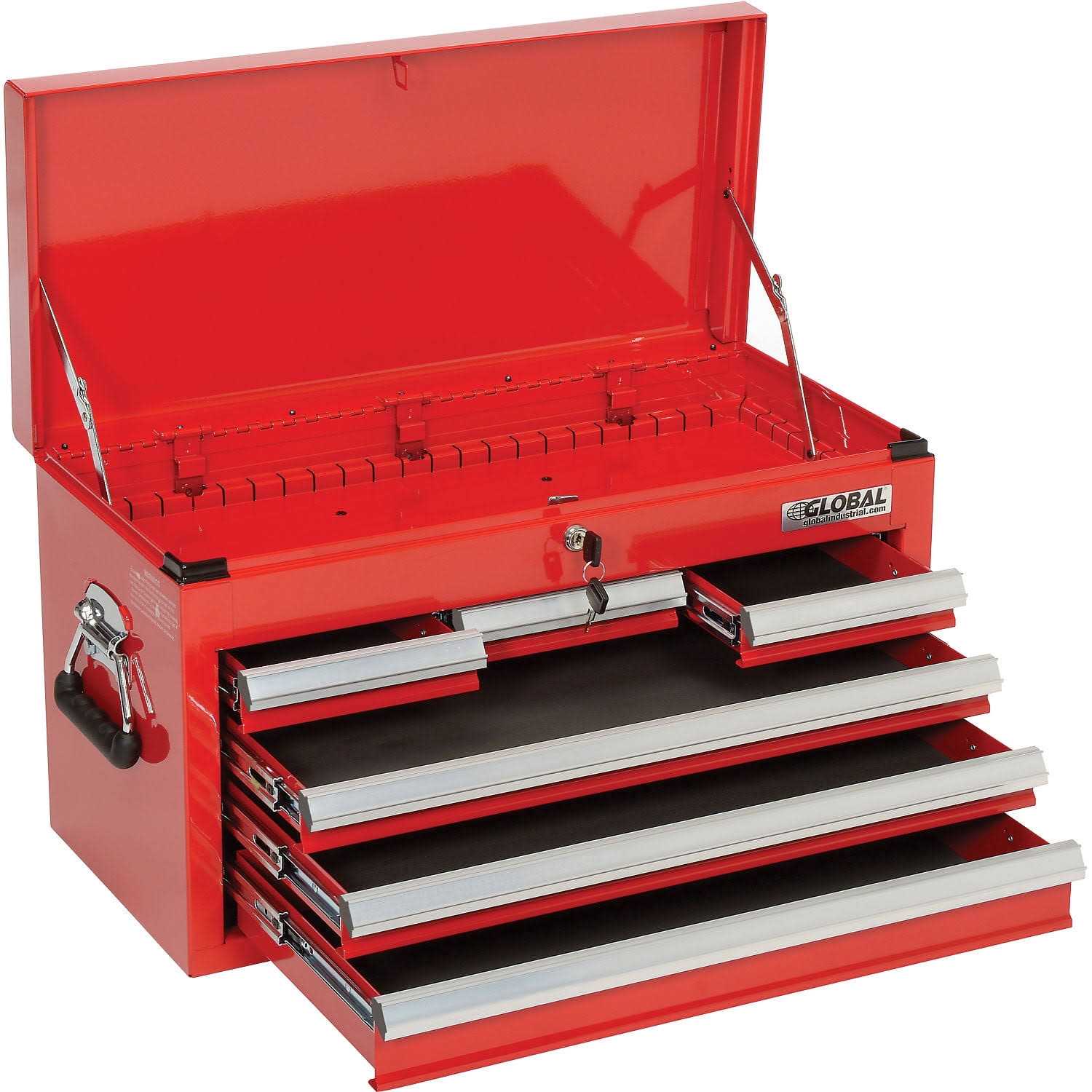 Global Industrial 25-15/16 x 12-1/16 x 14-3/4 6 Drawer Tool Chest - Image 4