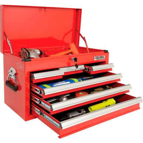 Global Industrial 25-15/16 x 12-1/16 x 14-3/4 6 Drawer Tool Chest - Image 5