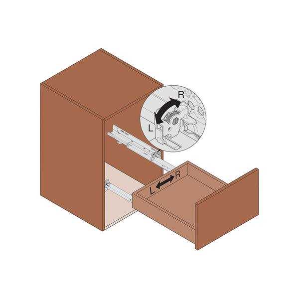 Blum Tandem BLUMOTION 563H Undermount Drawer Slides 563H3810B - Image 4