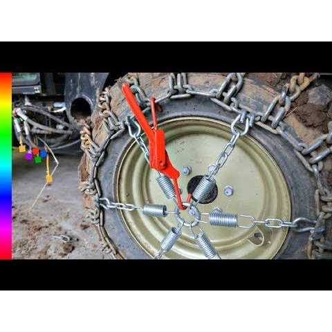 Tirechain.com Large Tractor Loader Spring Tire Chains Tensioner Adjuster - Image 5