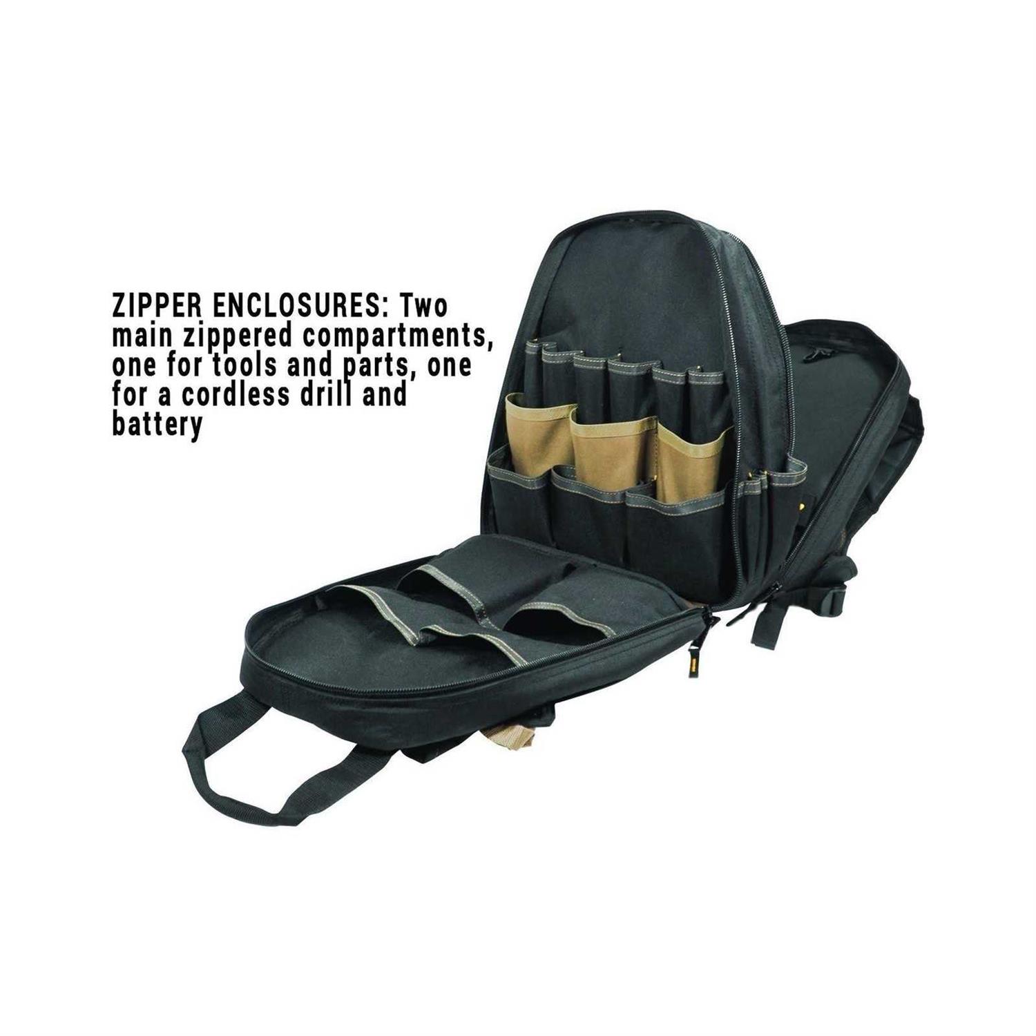 CLC 1134 44 Pocket Deluxe Tool Backpack - Image 3