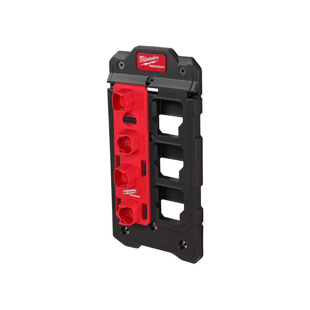 Milwaukee Packout M12 Battery Rack with Packout Wall Plate