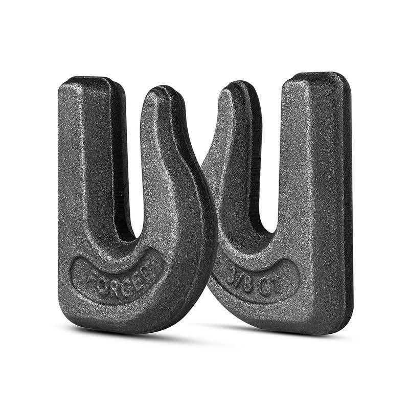 High-PQ 6Pack 3/8'' Weld-On Forged Clevis Grab Chain Hooks Heavy Duty Forged Grade 70 Grade Utility Hook Weldable for Trailer Truck - Image 5