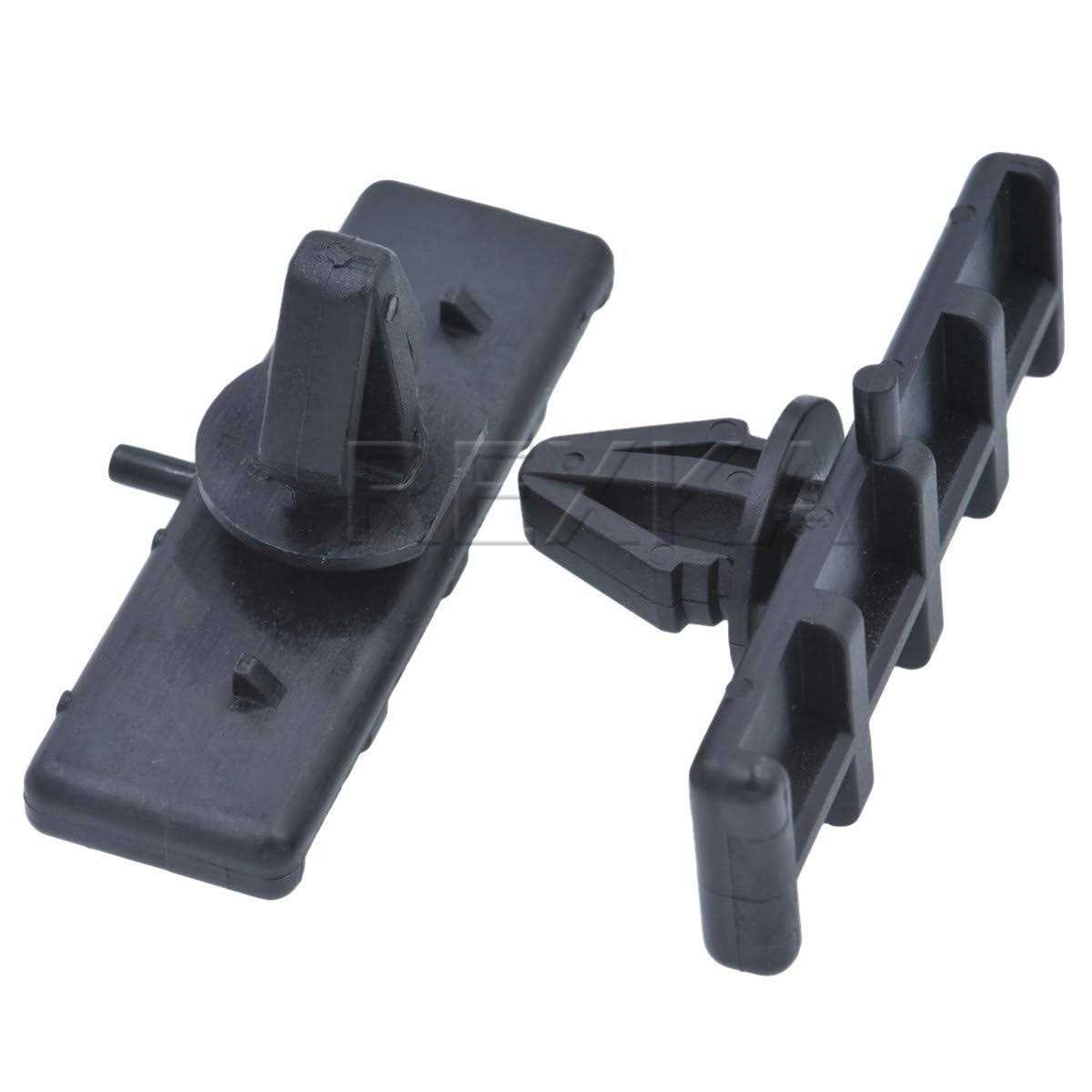 Rexka 15pcs Rocker Panel Ground Effects Moulding Clips for Ford Mustang F4ZZ-6310182-A - Image 5