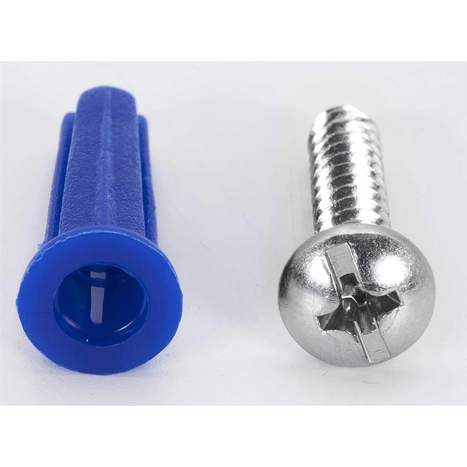CONFAST #10-12 Plastic Conical Blue Bantam Drywall Wall Anchor Kit PAK1012 Includes Anchors Screws and Drill bit - Image 5