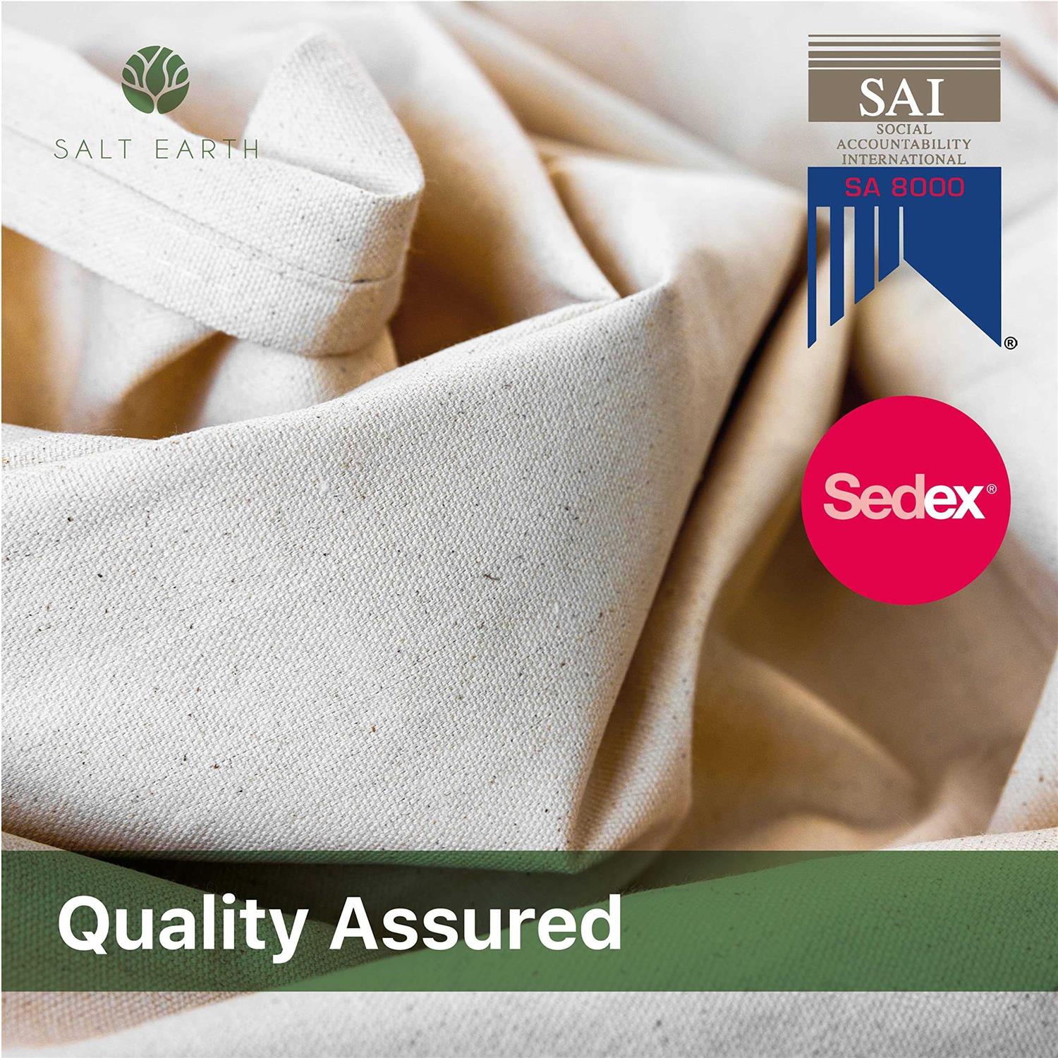 Salt Earth Canvas Drop Cloth Reusable Cloth for Outdoor and Indoor Use 100% Recycled Cotton Nature Friendly - Image 5