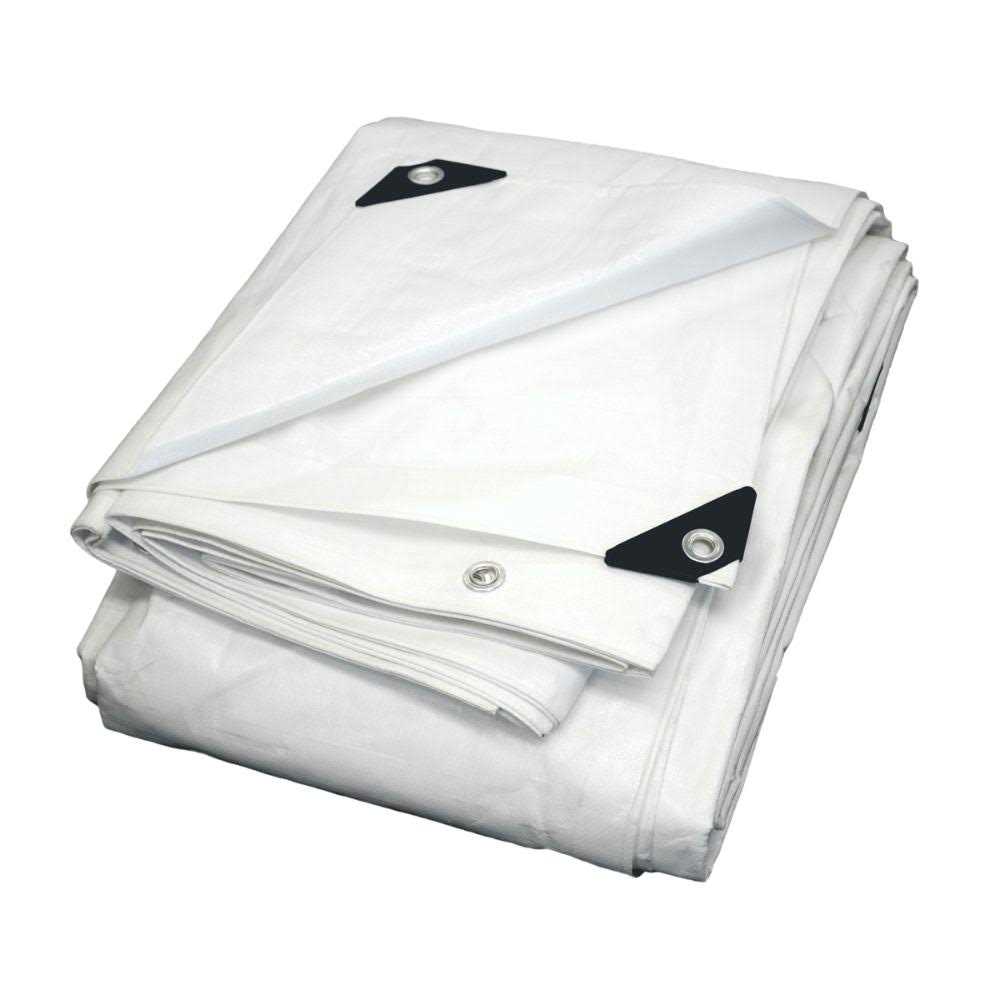 Heavy Duty Silver Poly Tarp by Tarp Supply Inc