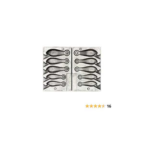 Dimatteo Bank Sinker Mold with 5 Cavities and 1,2.3-Ounce,Without Handle - Image 5