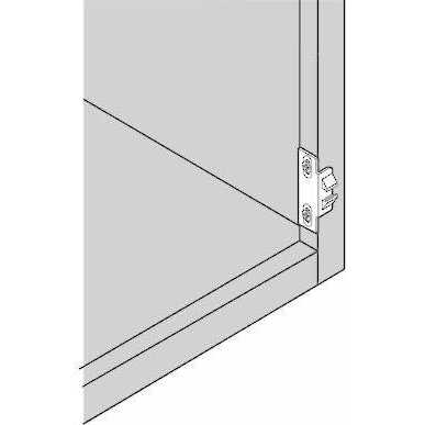 Blum 130.1110.02 Compact 1 inch Full and Partial Overlay Edge Mount Mounting Plate - Image 5