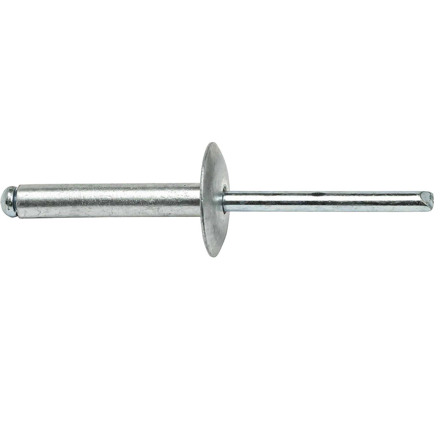 Fastenere.com 3/16 Large Flange Head Pop Rivets Aluminum Body Steel Mandrel Qty - Image 4