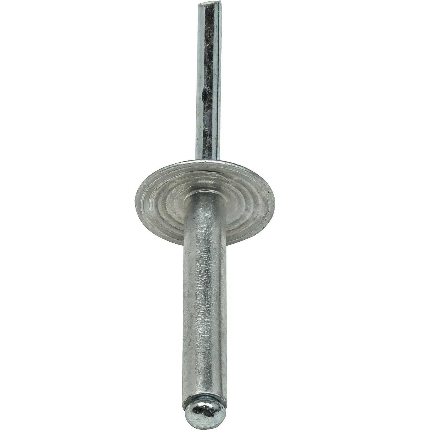 Fastenere.com 3/16 Large Flange Head Pop Rivets Aluminum Body Steel Mandrel Qty - Image 5