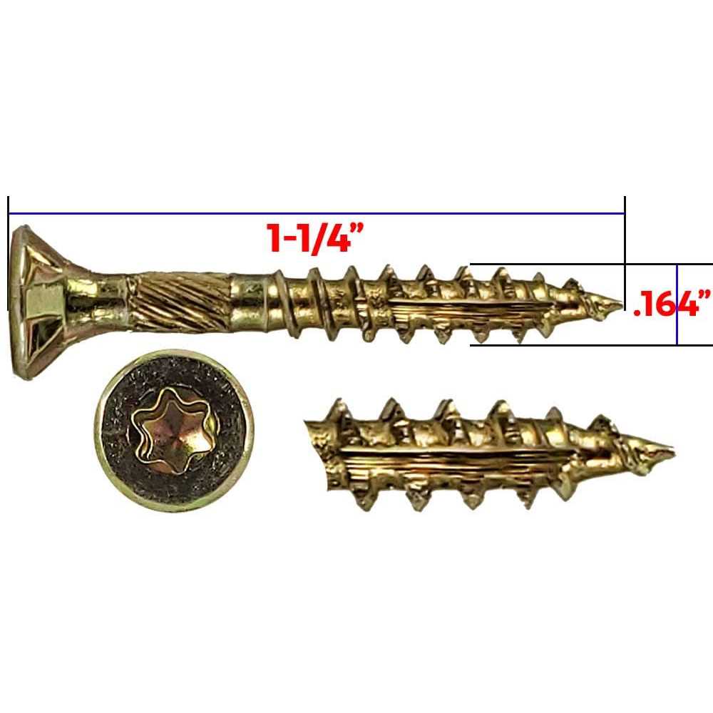 Jake Sales #8 x Gold Star Wood Screw Torx/Star Drive Head - Image 5