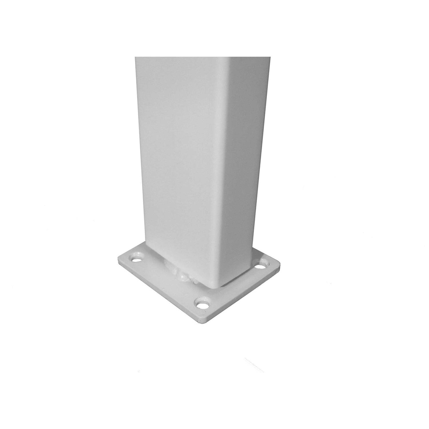 Zippity Outdoor Products ZP19011 Galvanized Steel Surface Mount for Vinyl Posts - Image 4