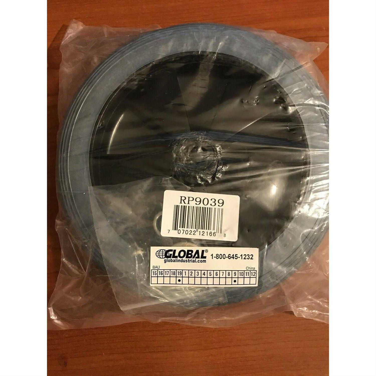 Global Industrial Replacement 8 Rear Wheel for Janitor Cart RP9039 - Image 5