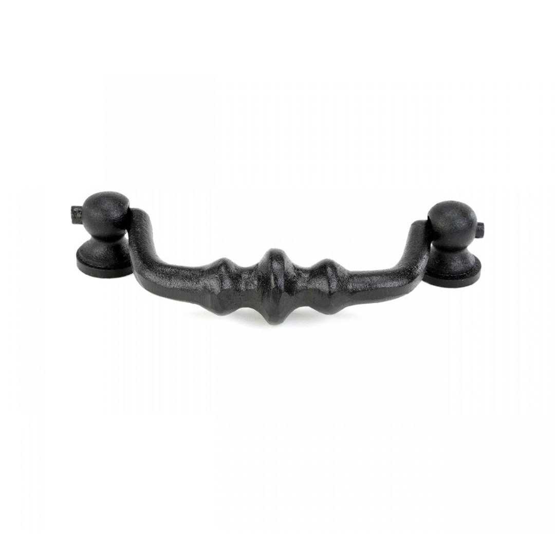 Renovators Supply 10 Drawer Pull Black Wrought Iron Bail 4 1/2 - Image 5