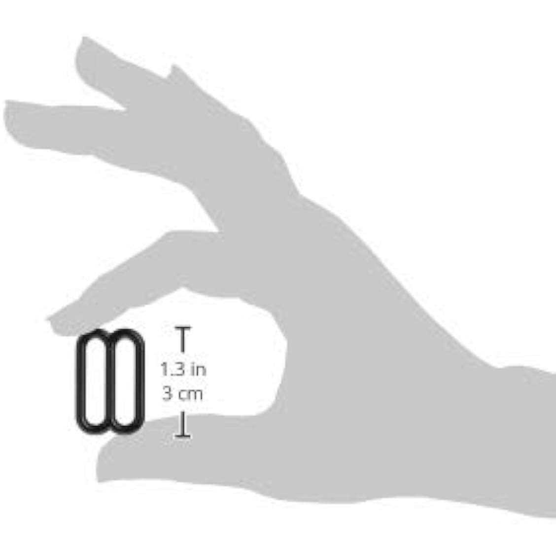 Strapworks Black Metal Rounded Tri-Glide Slides For Bag Straps,Rifle Slings,Dog Collars - Image 3