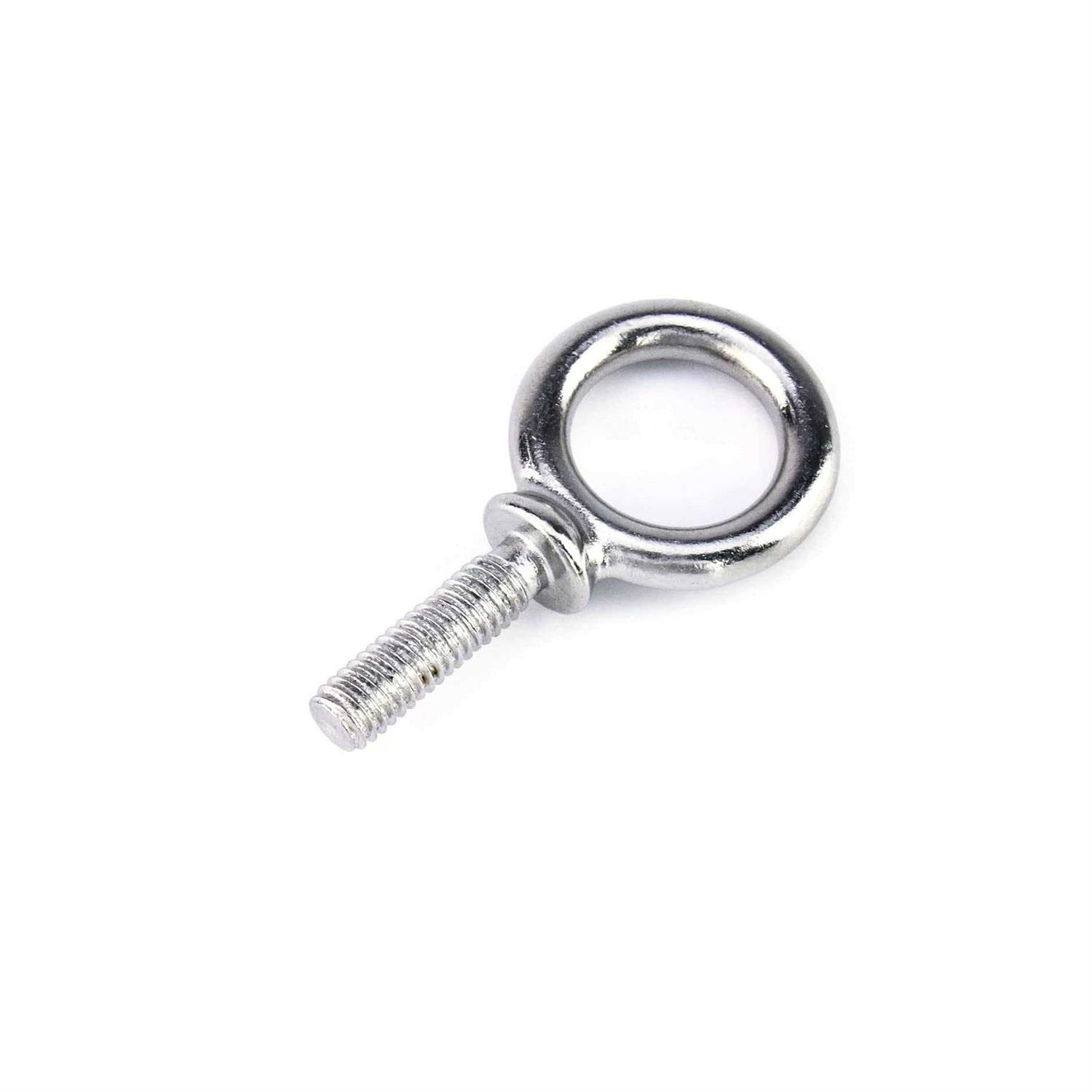 Qwork Eye Bolt 1 Marine Grade Stainless Steel Lifting Ring Threaded Eyebolt Machinery Shoulder Eyebolts - Image 5
