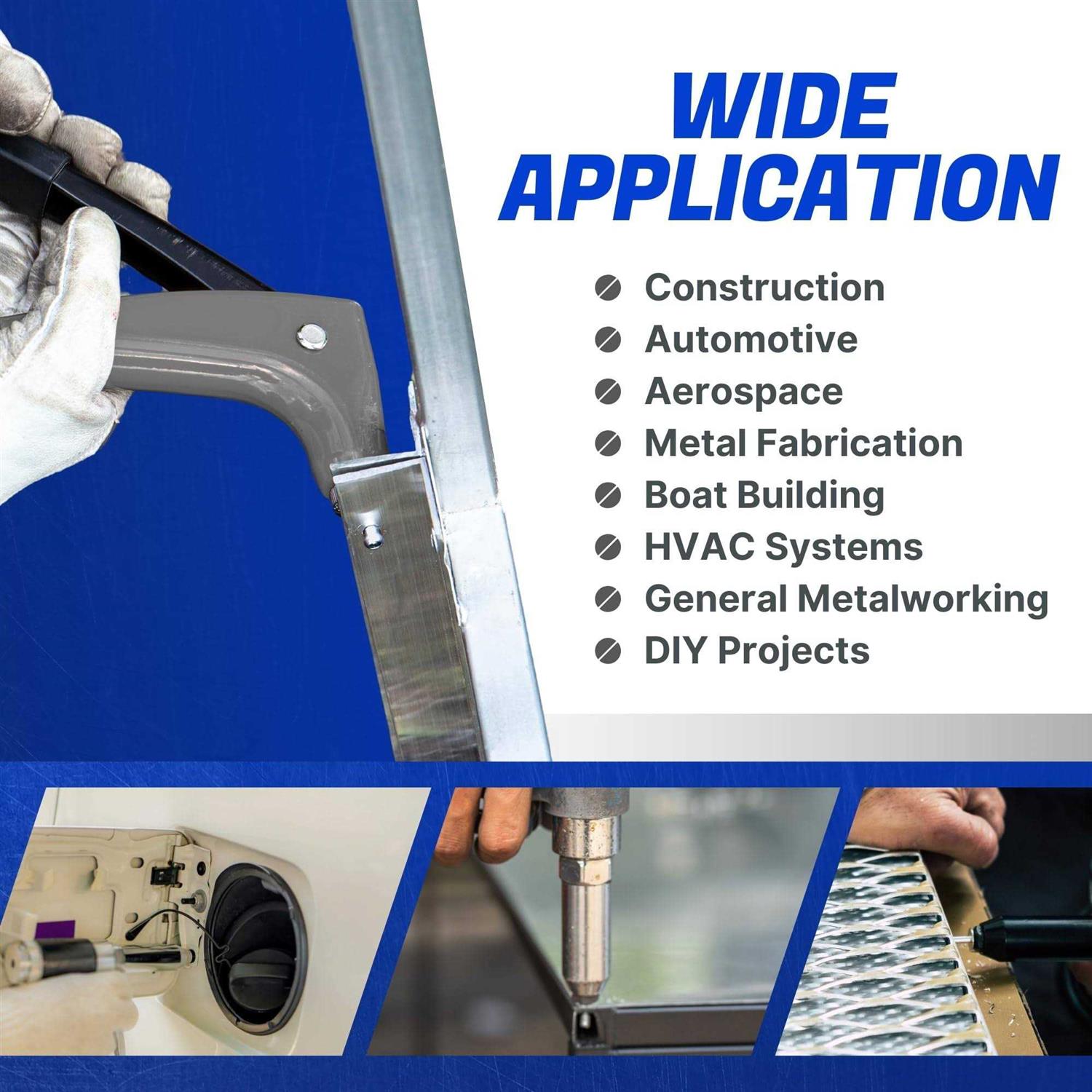 Fastenere.com Dome Head Pop Rivets Steel Zinc 100 - Image 4