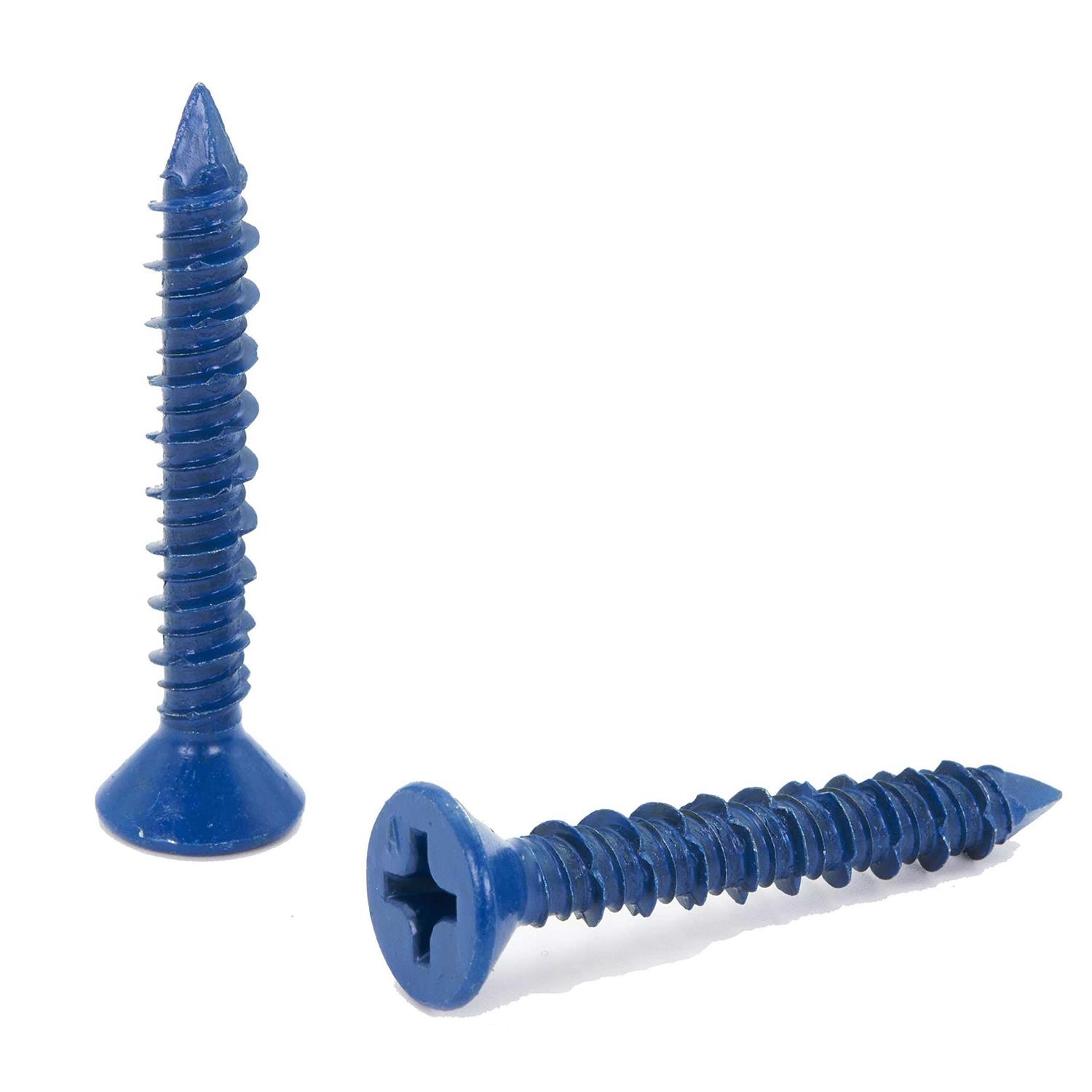 CONFAST 3/16 x Flat Phillips Concrete Screw Anchor with Drill Bit - Image 3