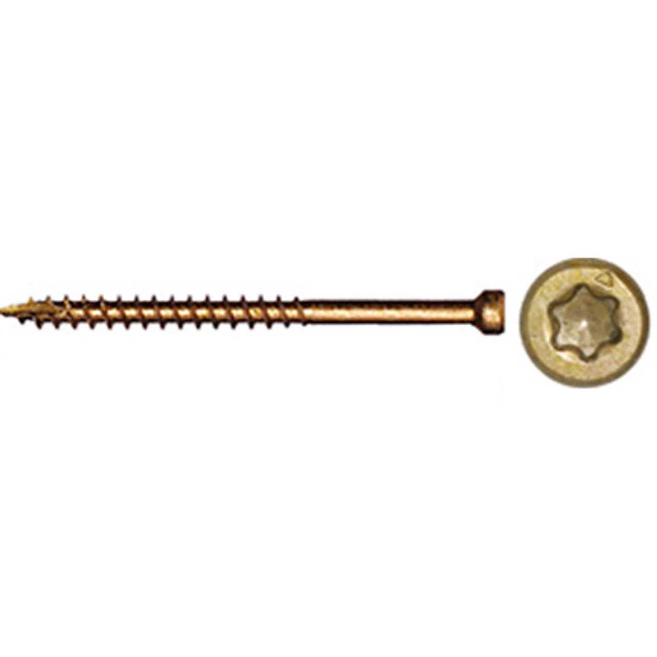 GRK Fasteners #8 x 1-1/4 in. Star Drive Trim-Head Finish Screw 96055 - Image 3