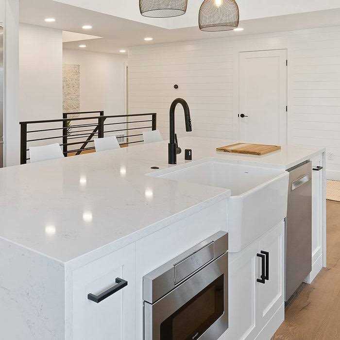 Goldenwarm Black Cabinet Handles Black Drawer Cabinet Pulls Square Bar Kitchen Cabinet Hardware - Image 5