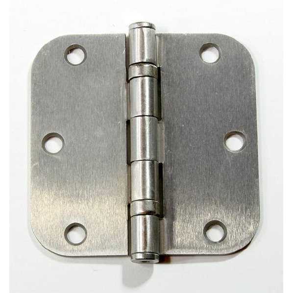 Hinge Outlet Interior Satin Nickel Door Hinges 3.5 Inch with 5/8 Inch Radius Ball Bearing