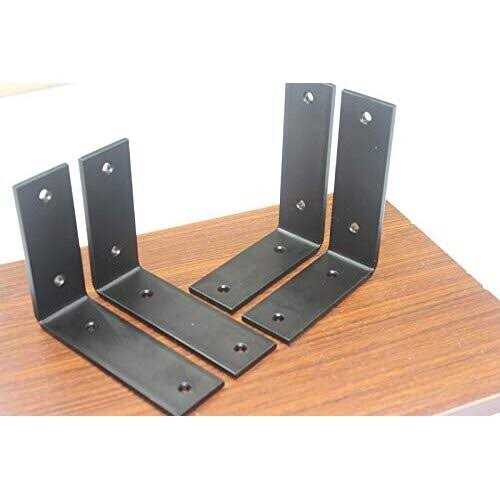 MHMYDZ 4 pack l 5 x h 4 x w 1.5 5mm thick l shelf bracket