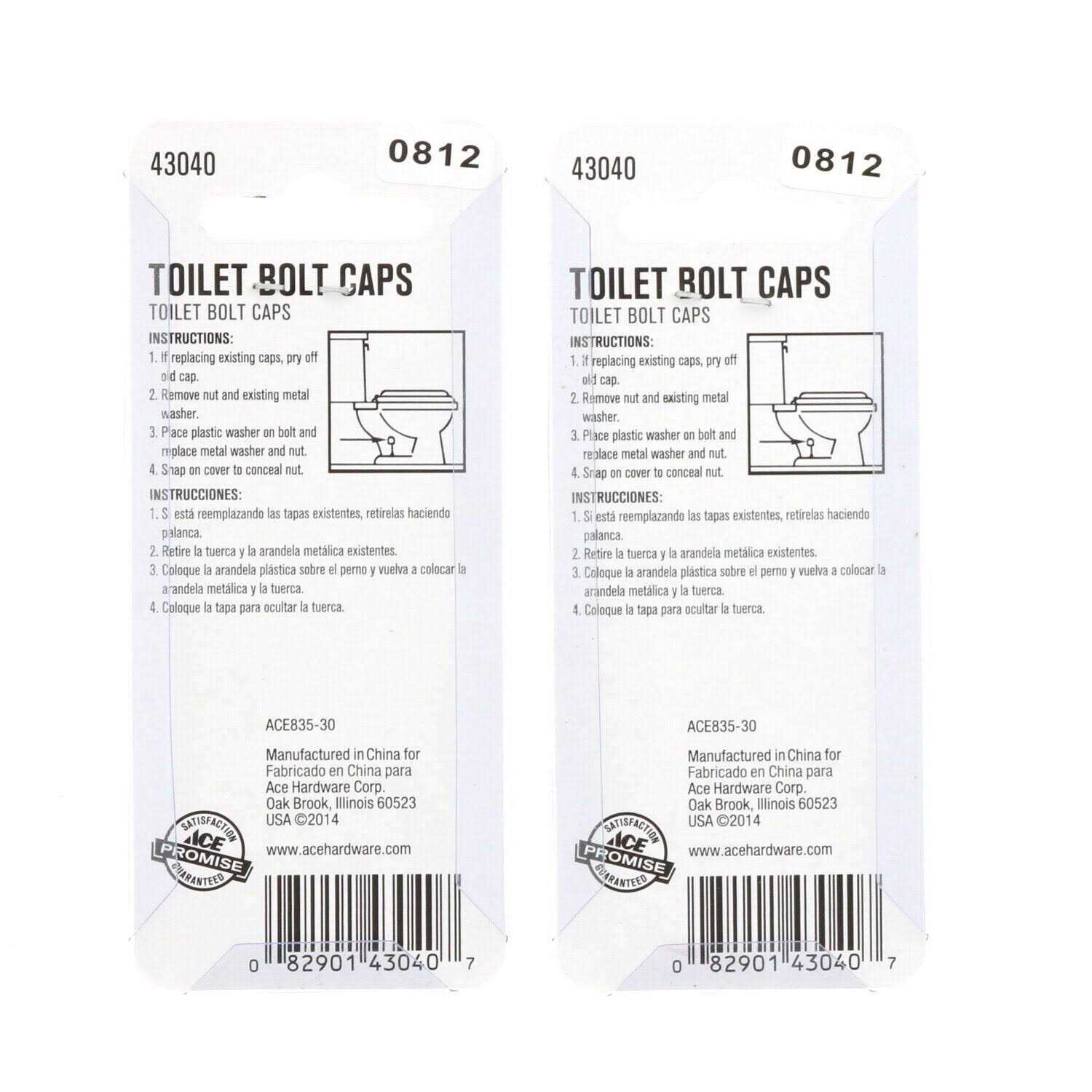 Ace Toilet Bolt Caps Plastic - Image 4