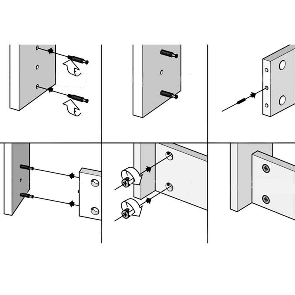 Cyful 20 Sets Cam Fittings with Dowel and Pre-Inserted Nut for Furniture 3 in 1 Furniture Connecting Fittings - Image 5
