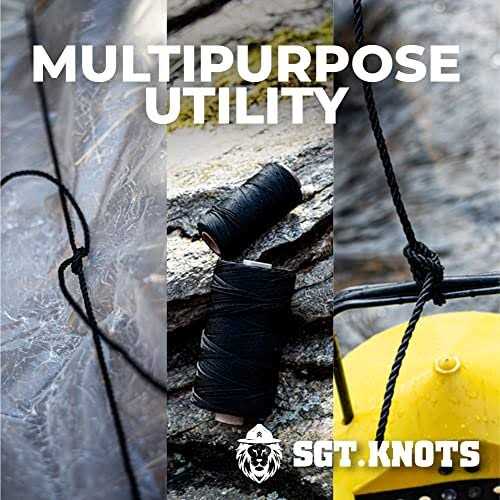 Sgt Knots Tarred Twine 100% Nylon Bank Line for Bushcraft - Image 3