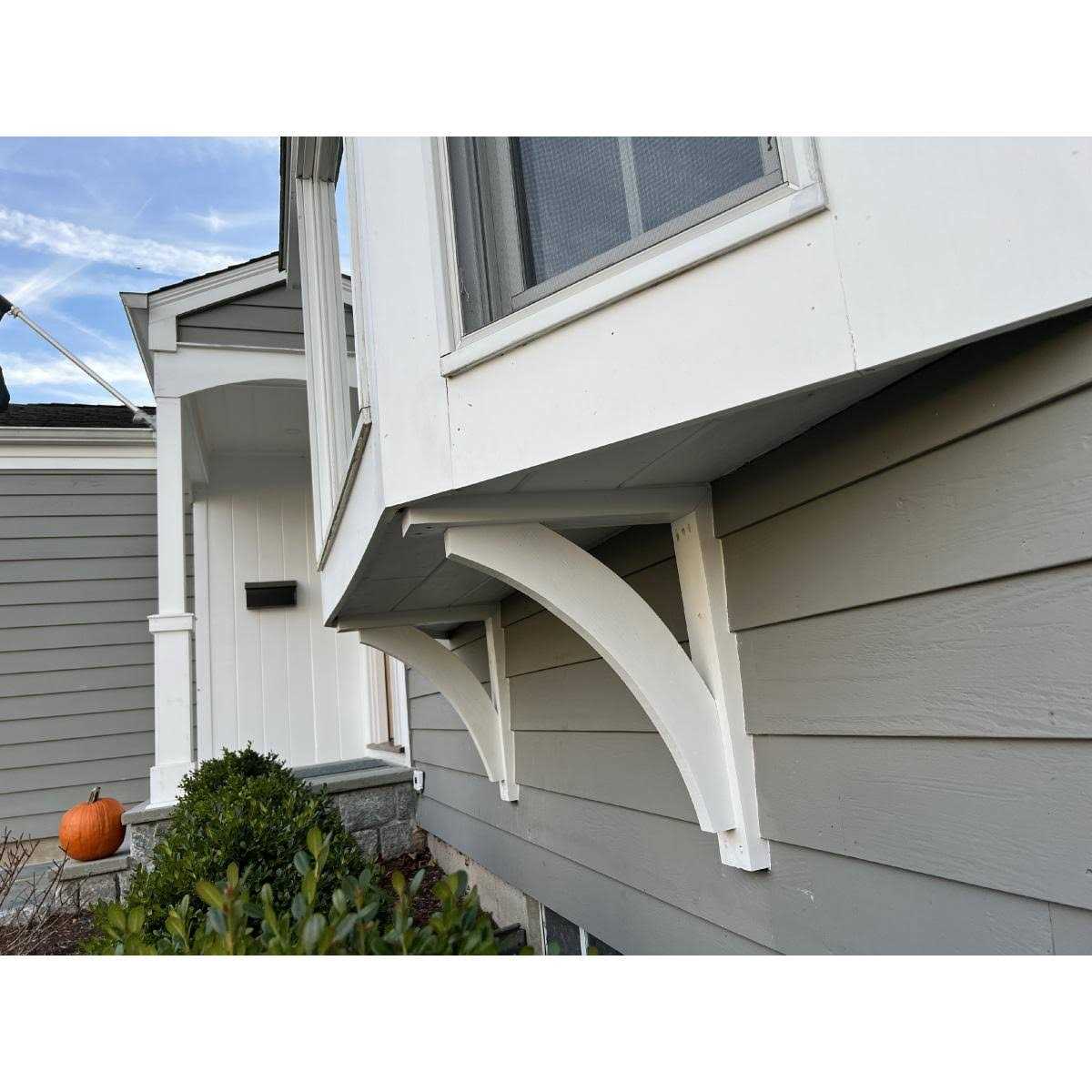 Ekena Millwork Thorton Block Bracket w/ Offset Brace - Image 5