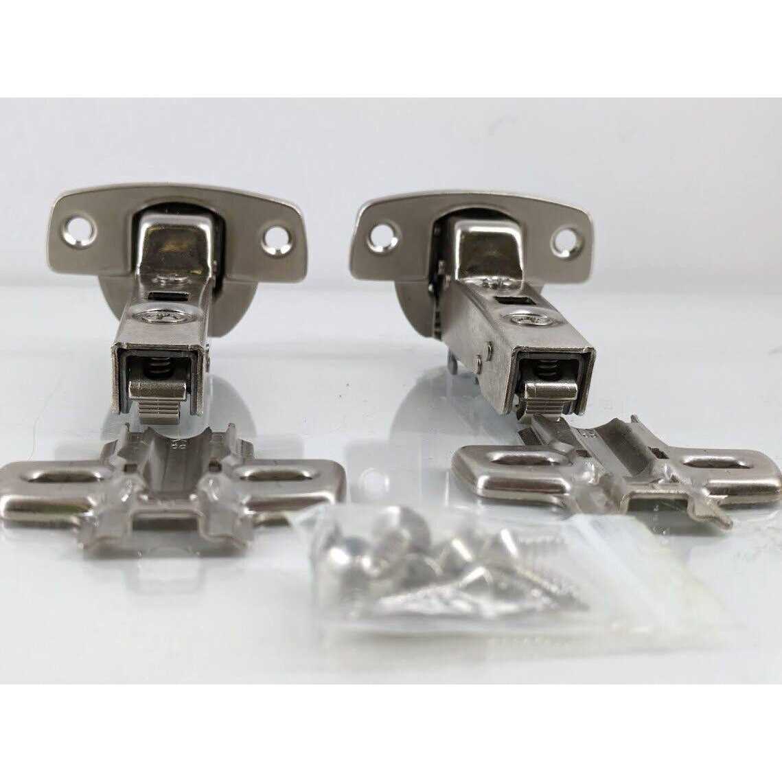 Everbilt Frameless Soft Close Nickel Inset Cabinet Hinges - Image 3