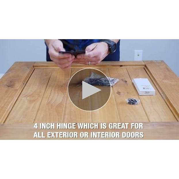 Hinge Outlet Exterior Ball Bearing Door Hinges 4 inch Square with 5/8 inch Radius - Image 2