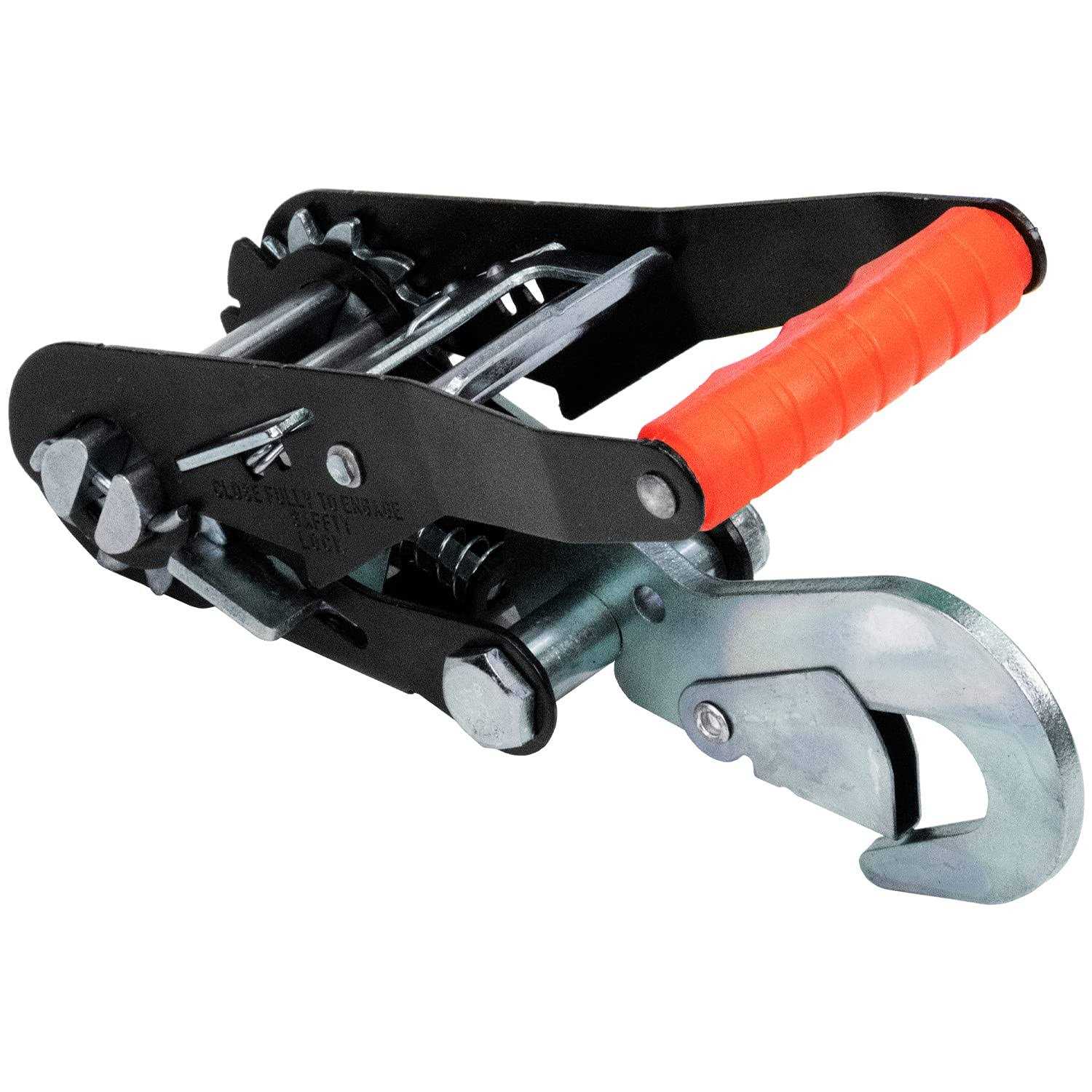 VULCAN Car Rim Tie Downs with Ratchets 2 Inch x 144 Inch - Image 4