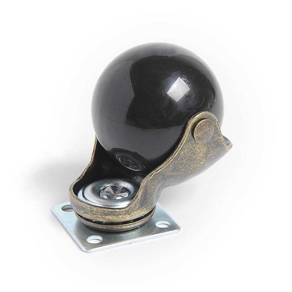 ENYKE Ball Caster Wheels 1.5-inch Small Wheels for Furniture Swivel Furniture Casters Set of 4 - Image 5