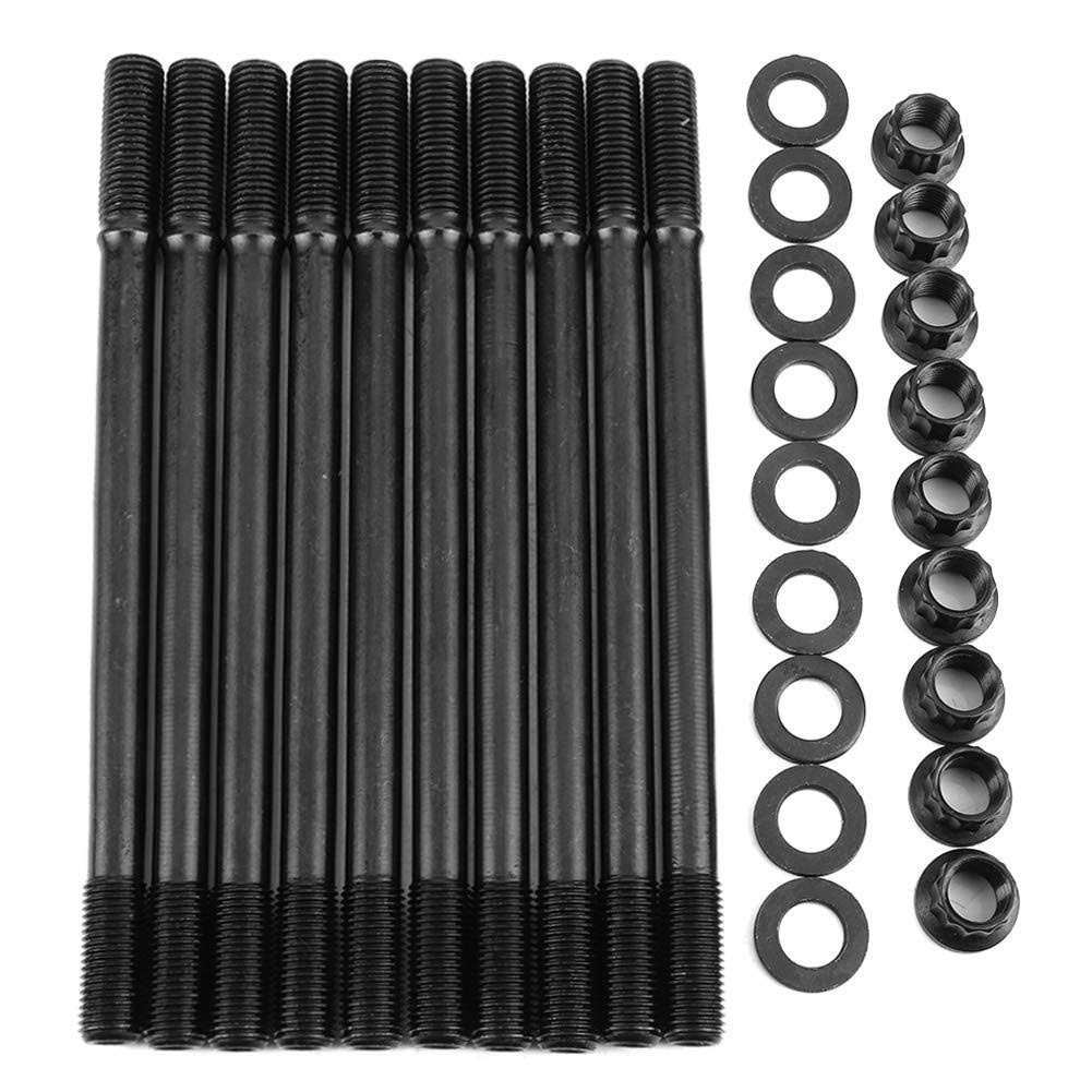 Head Stud Kit Cylinder Head Stud Kit Fit for Honda Acura 1.8L B18C1 GSR B18C5 Type-R Series DOHC VTEC Engines
