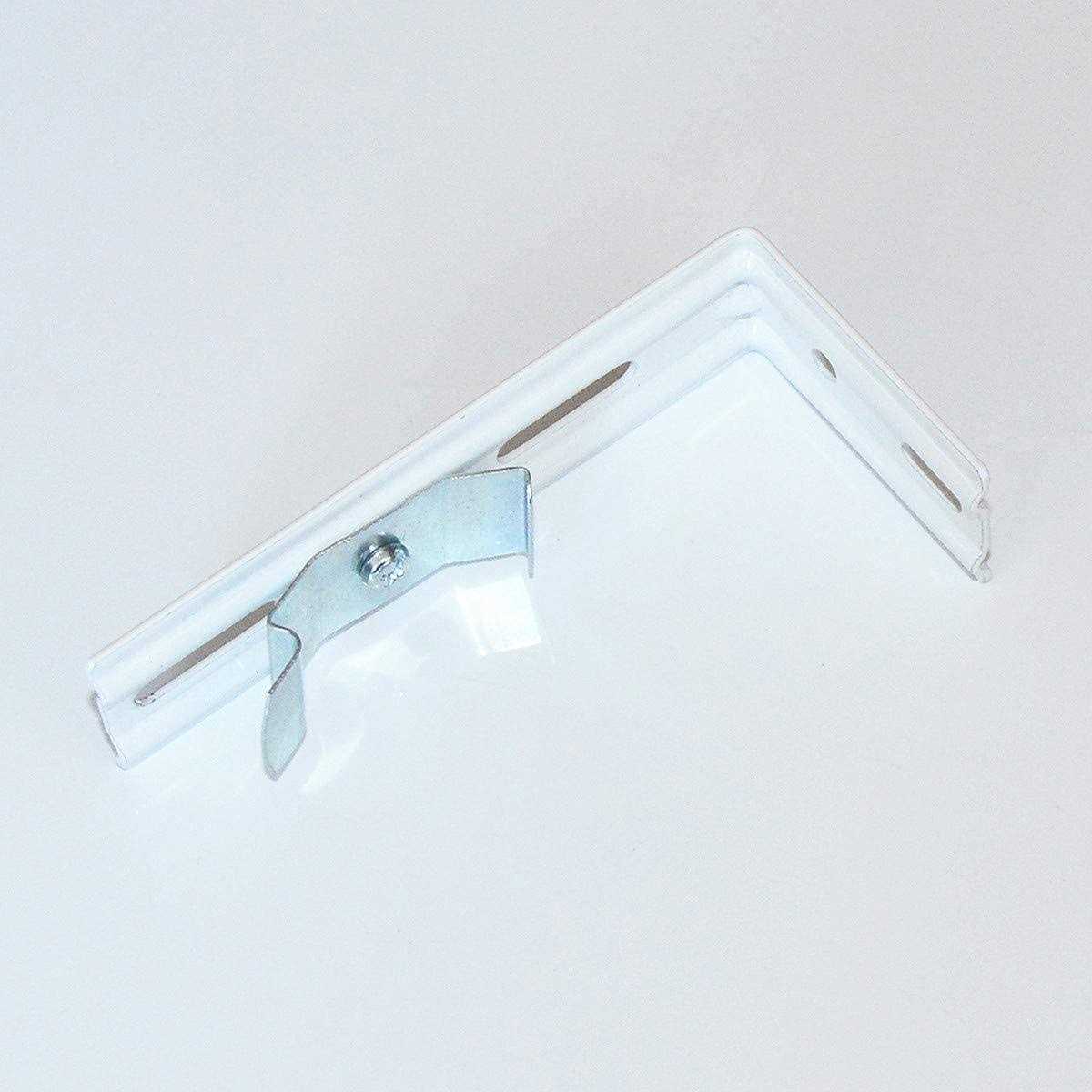 L Bracket 4pcs 4 Length White Color for Vertical Blinds with Headrail Width 1-1/2 Outside Mounting Bracket Clips - Image 2