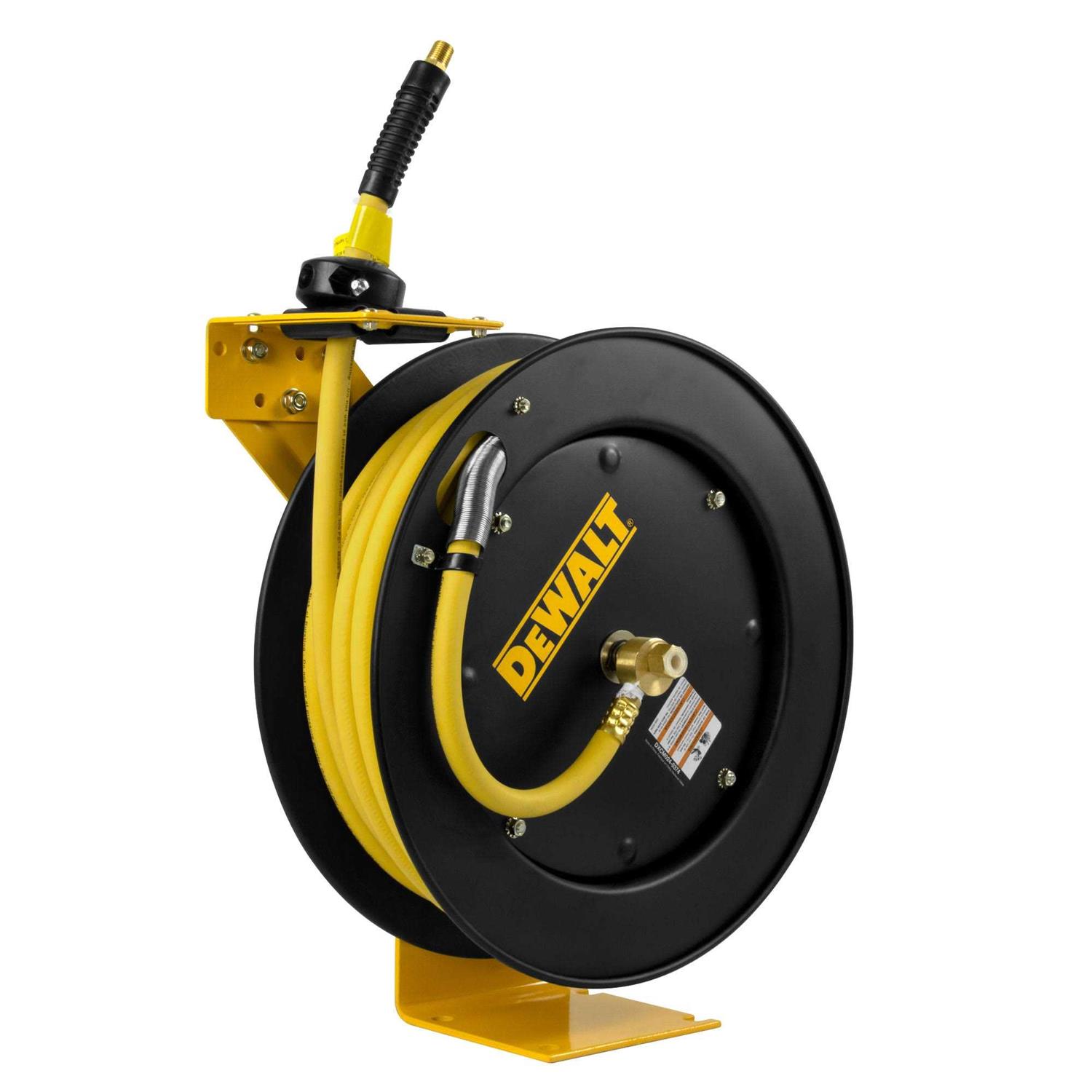 DEWALT 3/8 in. x 50 ft. Single Arm Auto Retracting Air Hose Reel - Image 4