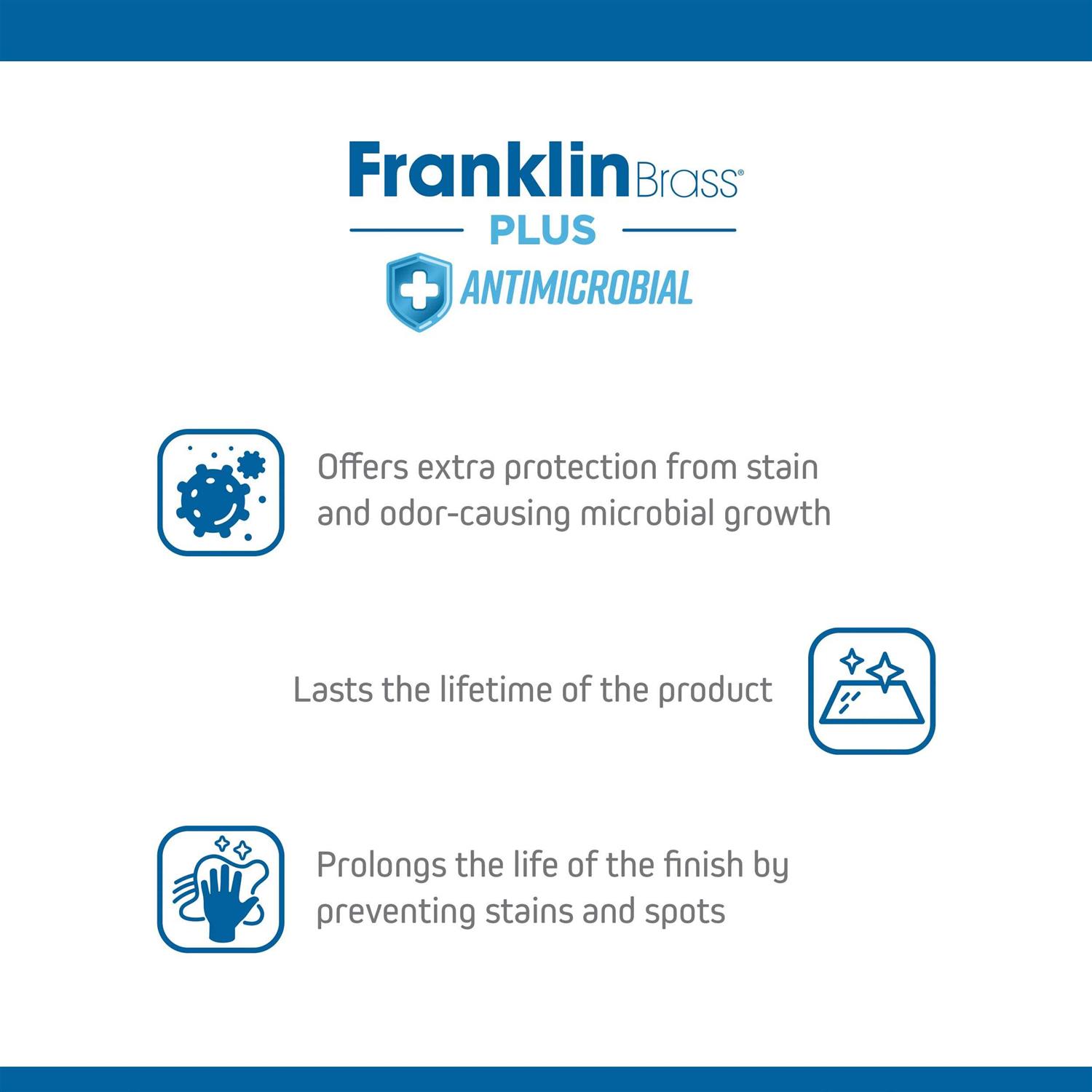 Franklin Brass Fulton 1-1/5 Antimicrobial Round Cabinet Knob - Image 3