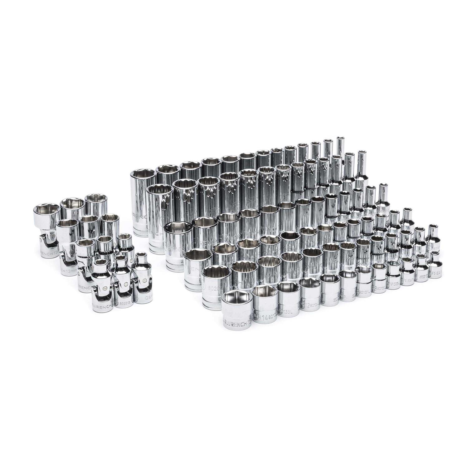 GEARWRENCH 89 Piece 1/4” Drive Master Metric Socket Set in Foam Storage Tray GWMSSKT14MM - Image 4