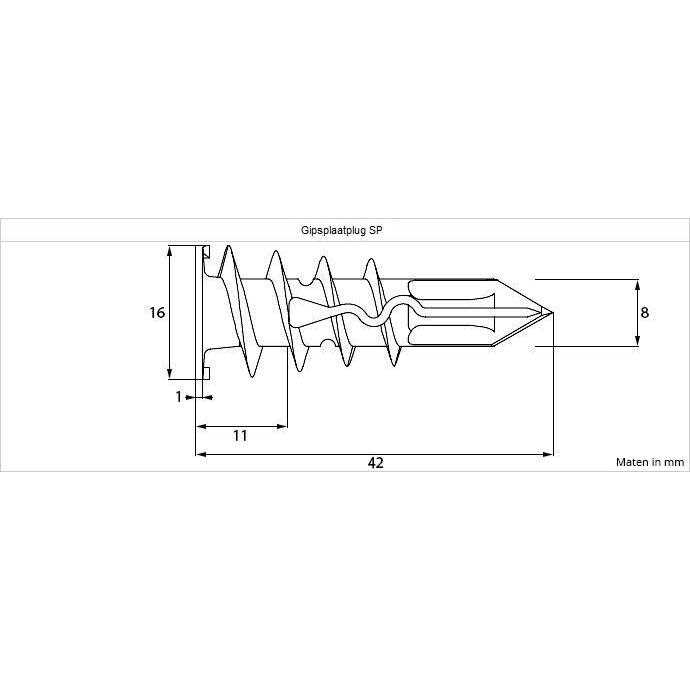 Toggler SnapSkru 30011 Drywall Anchor - Image 4